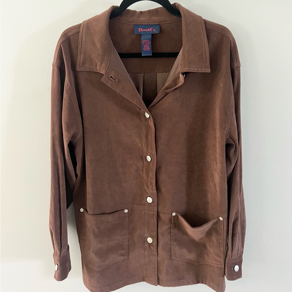 Denim & Co Brown Jacket